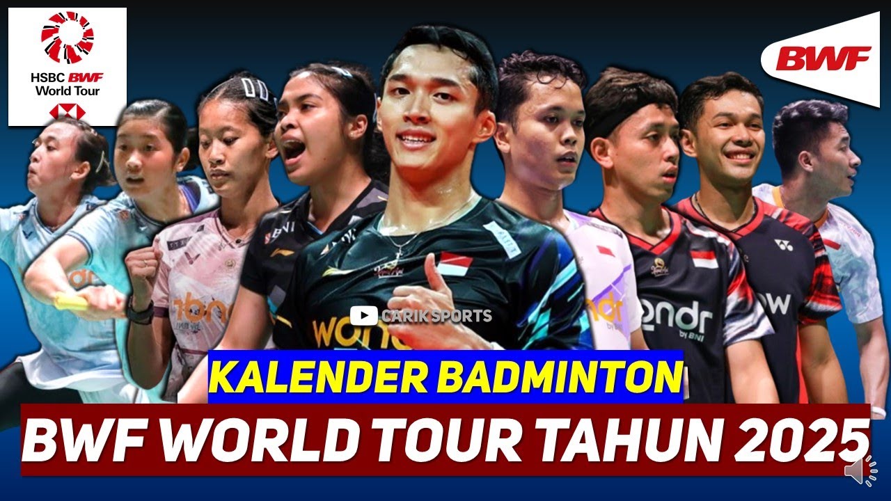 Jadwal Turnamen Badminton 2025 Yang Wajib Ditonton